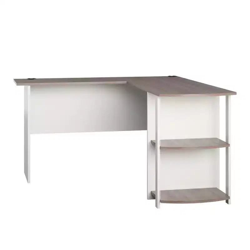 Bureau d'angle Dakota avec étagères