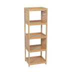 Meuble de rangement à étagères ouvertes Evideco French Home Goods, design ventilé, naturel - Collection Trinidad