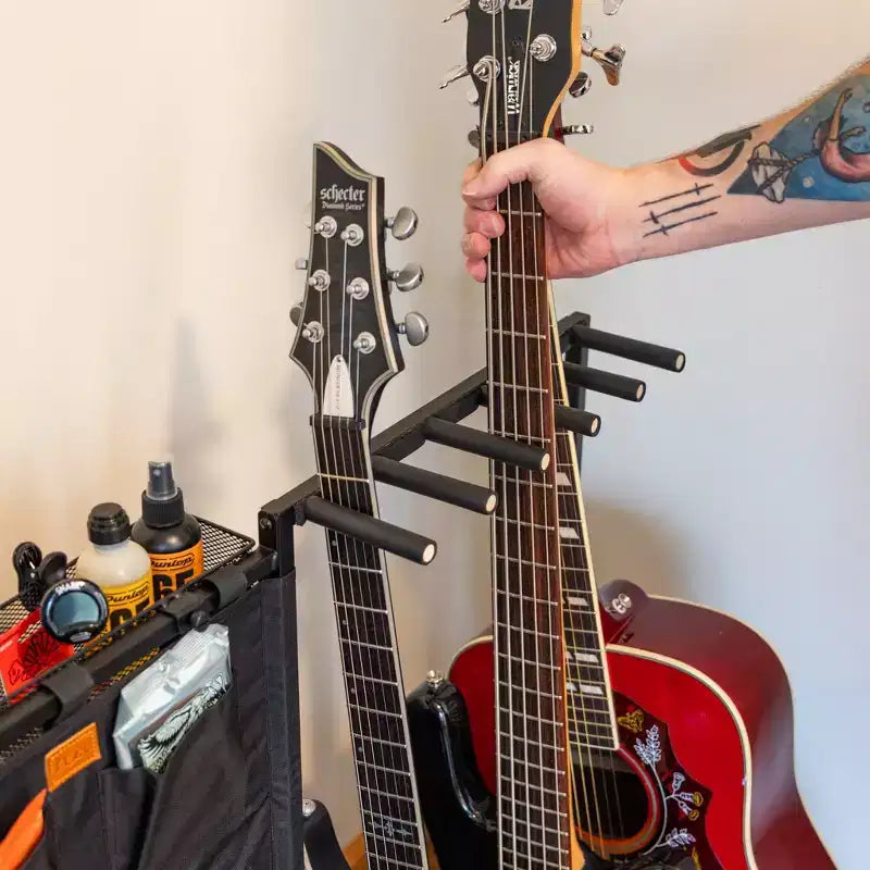 Support à guitares StoreYourBoard Headliner à 10 fentes | Noir