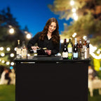 GoPong GoBar PRO Comptoir de bar portable pop-up de qualité commerciale - Événements intérieurs et extérieurs