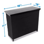 GoPong GoBar PRO Comptoir de bar portable pop-up de qualité commerciale - Événements intérieurs et extérieurs