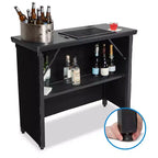 GoPong GoBar PRO Comptoir de bar portable pop-up de qualité commerciale - Événements intérieurs et extérieurs