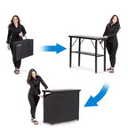 GoPong GoBar PRO Comptoir de bar portable pop-up de qualité commerciale - Événements intérieurs et extérieurs