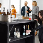 GoPong GoBar PRO Comptoir de bar portable pop-up de qualité commerciale - Événements intérieurs et extérieurs