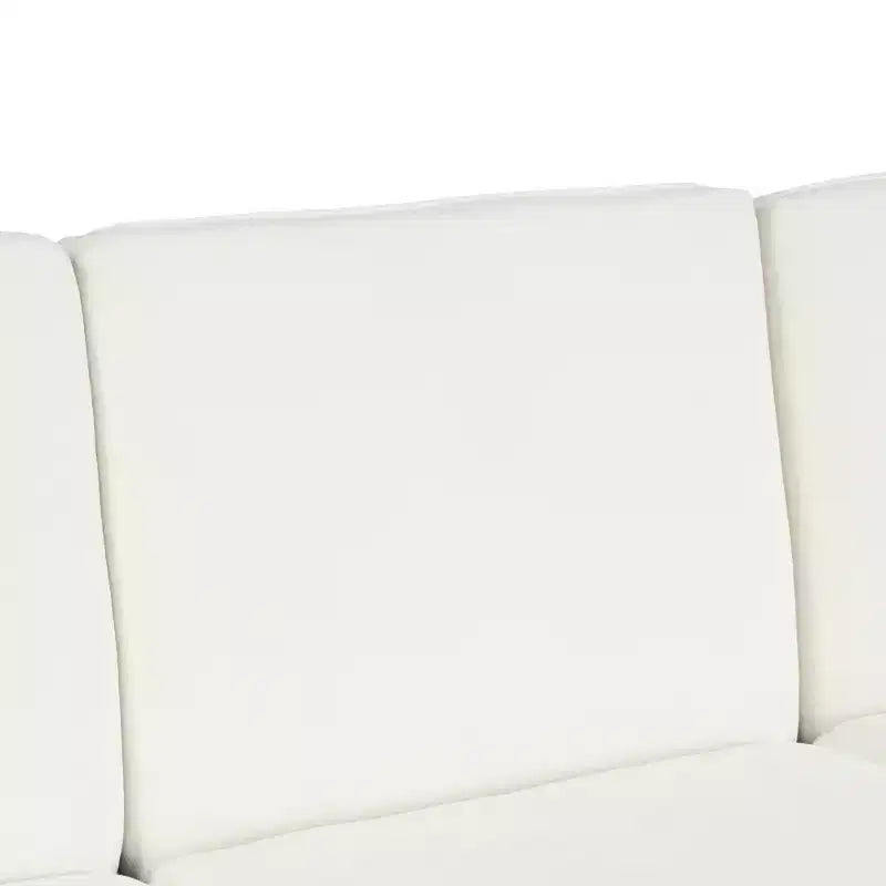 Canapé-lit futon convertible 94W avec dossier réglable, méridienne réversible et accoudoirs amovibles, beige/gris-ModernLuxe