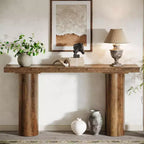 Console étroite en bois Lantine 63