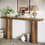Console étroite en bois Lantine 63