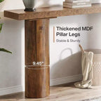 Console étroite en bois Lantine 63