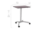 Bureau mobile assis-debout pneumatique airLIFT XL de Seville Classics