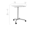Bureau mobile assis-debout pneumatique airLIFT XL de Seville Classics
