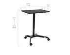 Bureau mobile assis-debout pneumatique airLIFT XL de Seville Classics