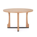 Table de salle à manger ronde Christopher Knight Home Dakota 48 avec cadre rustique en croix