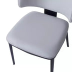Christopher Knight Home Enoch Chaises de salle à manger modernes rembourrées en similicuir (Lot de 2)