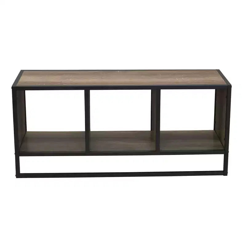 Meuble TV Household Essentials Jamestown avec compartiments de rangement