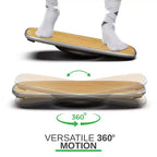 Planche d'équilibre pour bureau debout Uncaged Ergonomics BASE+ en argent