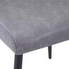 Jofran, Chaise de salle à manger moderne du milieu du siècle en similicuir (lot de 2)