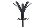 Porte-manteau Alba CLEO, support autoportant, dix patères, acier/plastique, 50,17 x 50,17 x 175,01 cm (l x P x H), noir