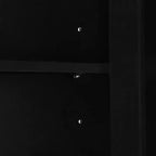 Armoire de rangement de salle de bain Whisen à double porte avec étagère réglable, armoire verticale