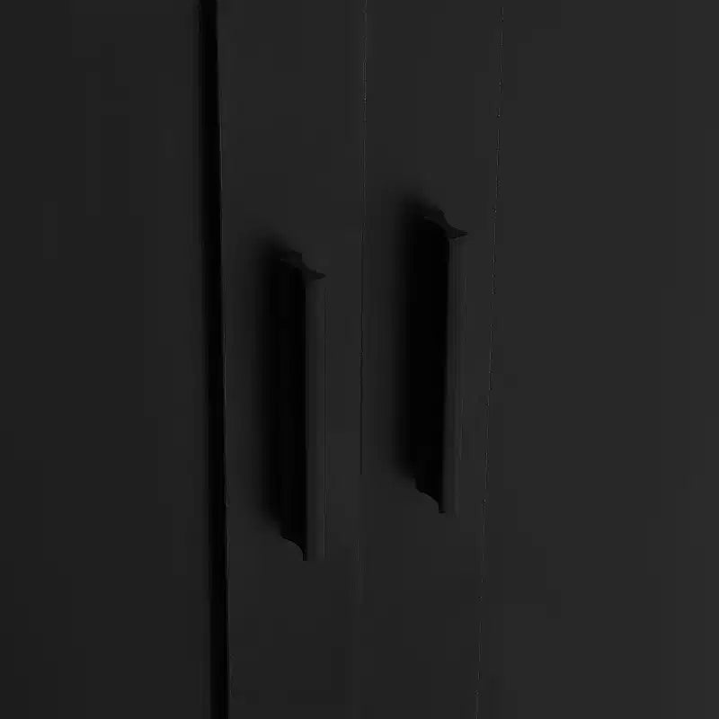 Armoire de rangement de salle de bain Whisen à double porte avec étagère réglable, armoire verticale