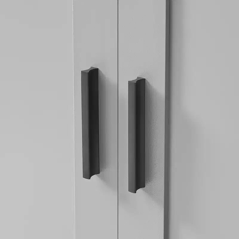 Armoire de rangement de salle de bain Whisen à double porte avec étagère réglable, armoire verticale