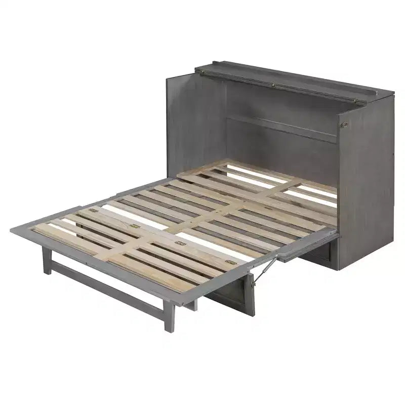 Lit escamotable grand lit/deux places avec grands tiroirs et ports USB - ModernLuxe