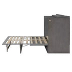 Lit escamotable grand lit/deux places avec grands tiroirs et ports USB - ModernLuxe