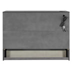 Lit escamotable grand lit/deux places avec grands tiroirs et ports USB - ModernLuxe