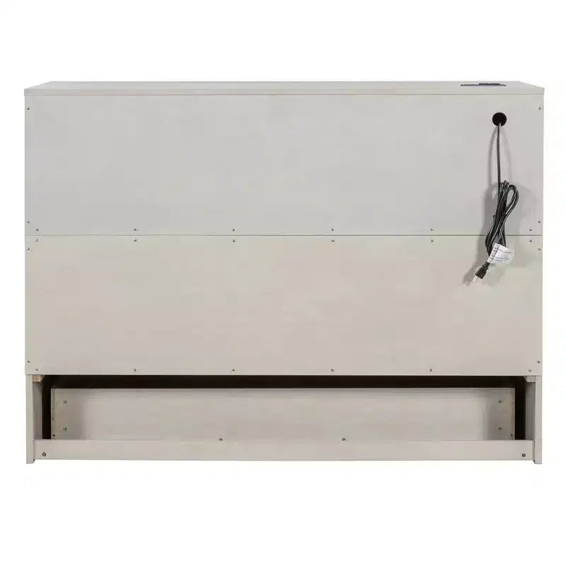 Lit escamotable grand lit/deux places avec grands tiroirs et ports USB - ModernLuxe