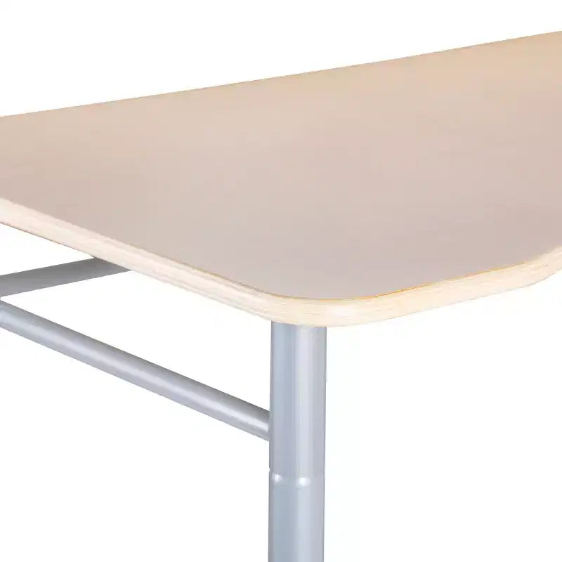Bureau debout Guidecraft - Rectangulaire, réglable pour enfants et adultes, bureau d'écriture en bois pour la maison, station de classe avec pieds métalliques robustes
