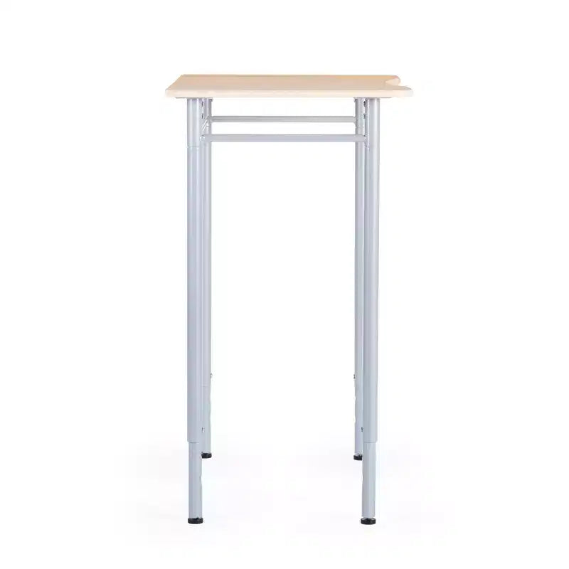 Bureau debout Guidecraft - Rectangulaire, réglable pour enfants et adultes, bureau d'écriture en bois pour la maison, station de classe avec pieds métalliques robustes