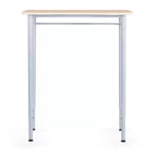 Bureau debout Guidecraft - Rectangulaire, réglable pour enfants et adultes, bureau d'écriture en bois pour la maison, station de classe avec pieds métalliques robustes