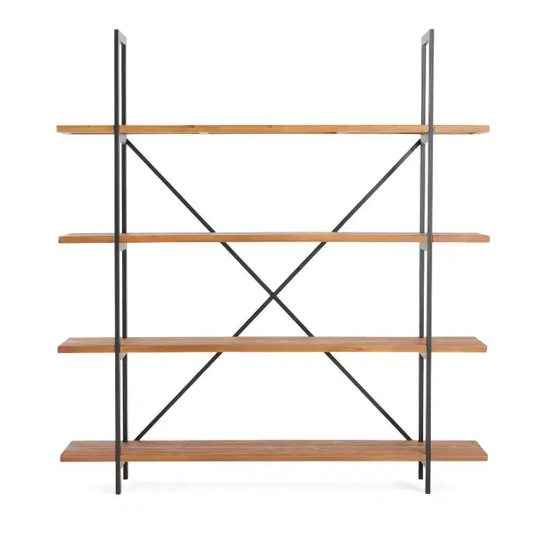 Christopher Knight Home Tearach Industrial Metal and Firwood Bookshelf