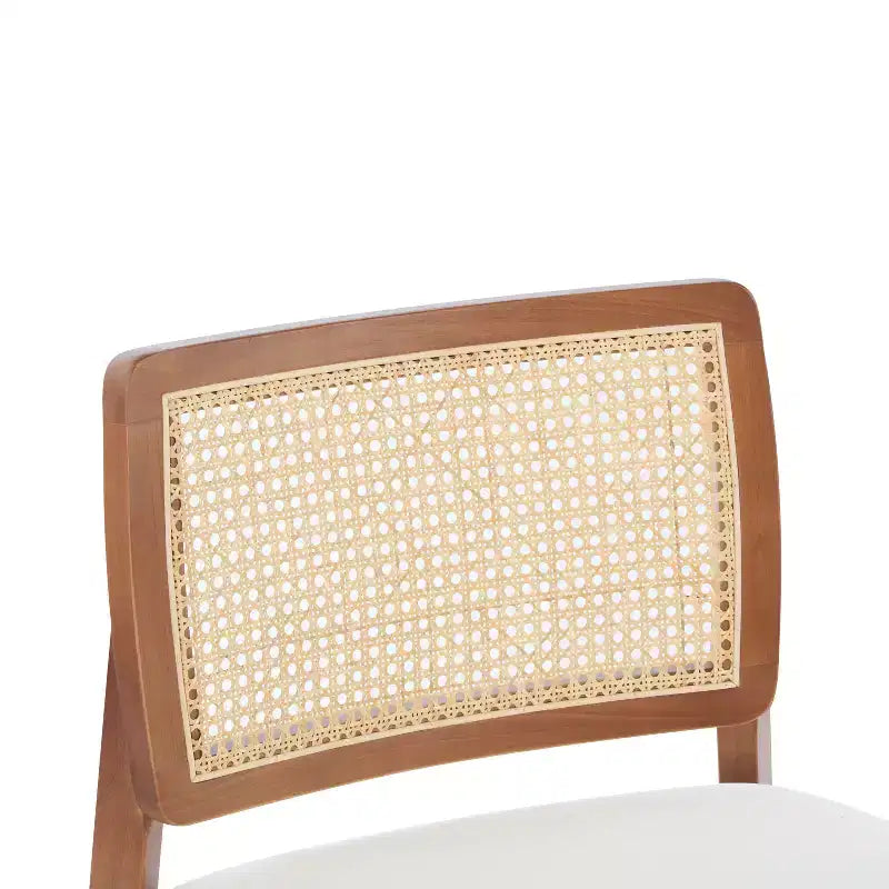 Lot de 2 fauteuils d'appoint, fauteuil de salon moderne avec dossier tissé, pour salon, chambre, beige - ModernLuxe