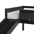 Lit mezzanine double en bois ChaletPosh