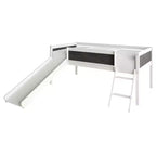 Lit mezzanine double en bois ChaletPosh