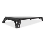 Support de moniteur Lo Riser, pour écrans 32 pouces, 24 x 11 x 2 à 3, noir, supporte 30 lb