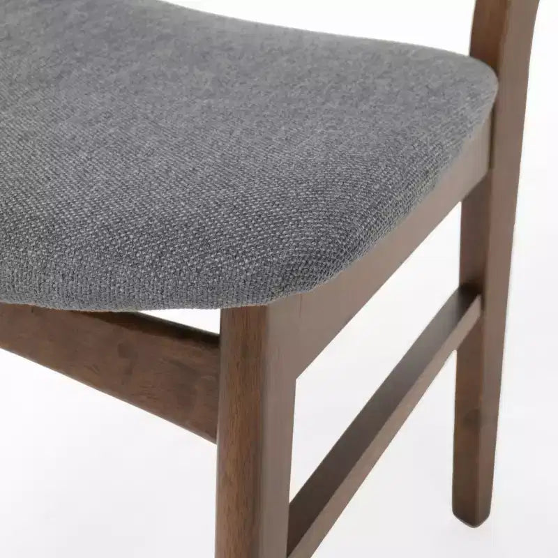 Christopher Knight Home Bryner Ensemble de salle à manger 5 pièces en bois et tissu de style moderne du milieu du siècle