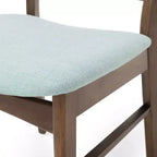 Christopher Knight Home Bryner Ensemble de salle à manger 5 pièces en bois et tissu de style moderne du milieu du siècle