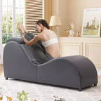 Mjkone Chaise Longue de Yoga 60 Pouces avec Coussin de Tête Réglable