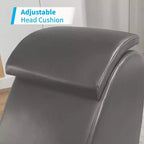 Mjkone Chaise Longue de Yoga 60 Pouces avec Coussin de Tête Réglable