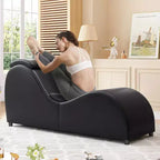 Mjkone Chaise Longue de Yoga 60 Pouces avec Coussin de Tête Réglable