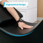 Mjkone Chaise Longue de Yoga 60 Pouces avec Coussin de Tête Réglable