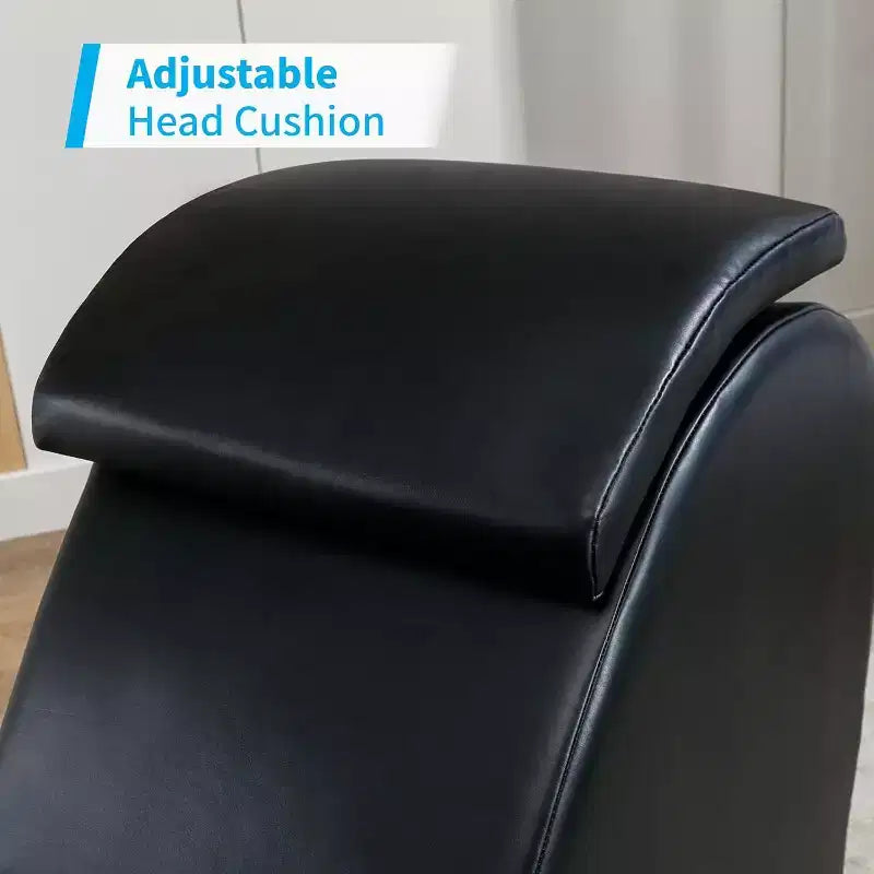 Mjkone Chaise Longue de Yoga 60 Pouces avec Coussin de Tête Réglable