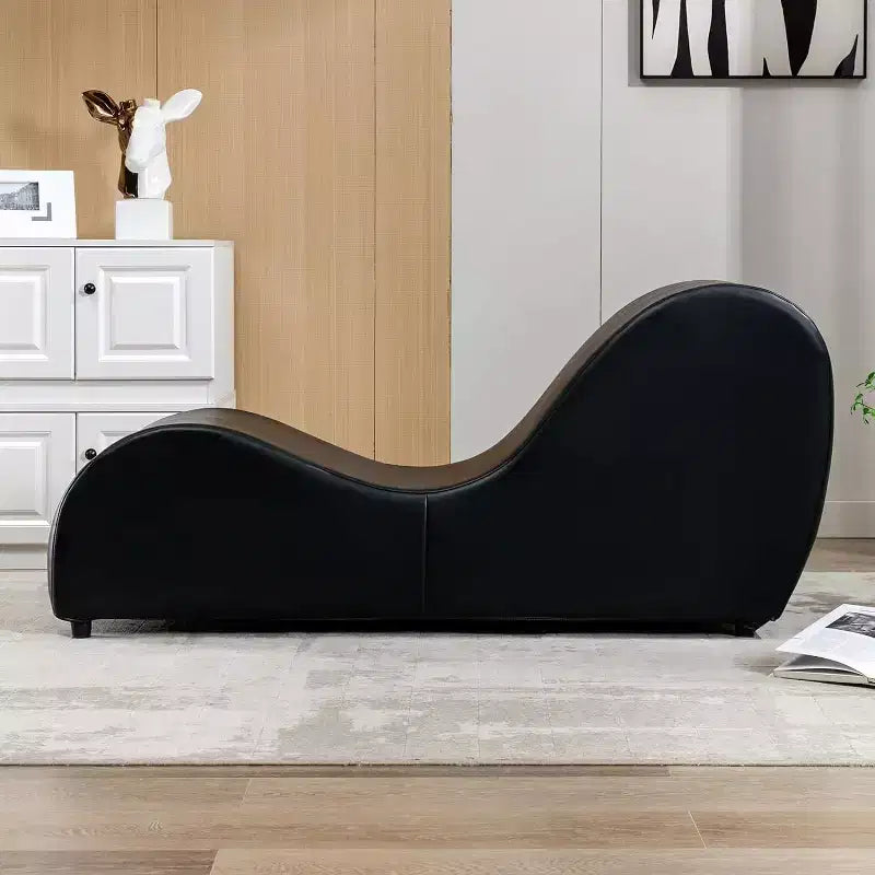Mjkone Chaise Longue de Yoga 60 Pouces avec Coussin de Tête Réglable