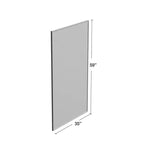 Miroir rectangulaire minimaliste en alliage d'aluminium argenté 150x90x2cm