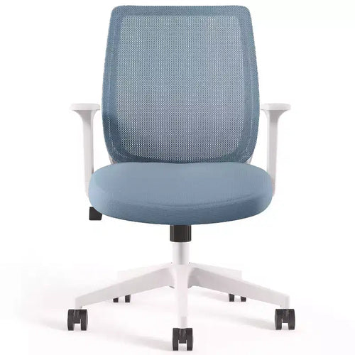 Alera Wessex Ergonomic Fabric Mesh Swivel Task Chair - Seafoam/White