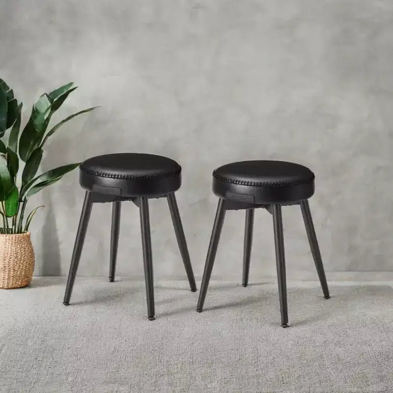 Chaise simple Chaise de vanité Banc de salle à manger Fauteuils baquets Tabouret de vanité Chaise romaine Banc de salle à manger rembourré Chaise ronde