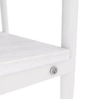 MAYEERTY Lot de 2 tables d'appoint rectangulaires avec plateau en verre trempé, pour salon, verre gris