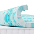 Matelas en mousse à mémoire de forme bleu de 7,6 cm (Queen Size) – Confort ultime pour un sommeil de qualité supérieure