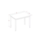 Table de salle à manger rectangulaire hauteur comptoir modèle Buckland